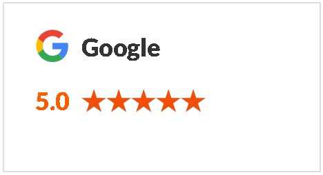 5-star Google Maps rating
