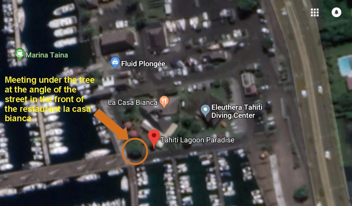 Meeting point map, Marina Taina